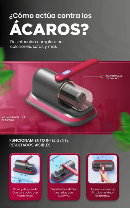 Aspiradora Antiácaros UV-C Pro